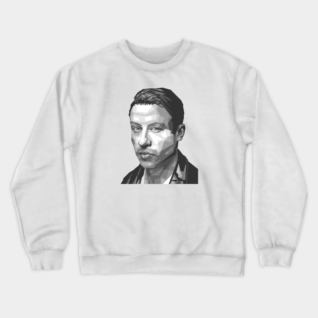 Macklemore Black & White Crewneck Sweatshirt by Paradox Studio